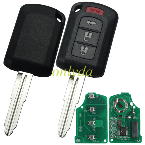 2015-2017 for  Mitsubishi Lancer Remote head key 3+1 B-315MHz  FCC: 6370B945/ ID 46