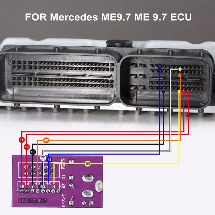 For  Mercedes  ME 9.7 ECU A272 & A273  Benz ECM Engine Computer Programming Compatible with All Series of 273 4633CC V8  (A272 or A273 ,Which one do you need ?please choose it)