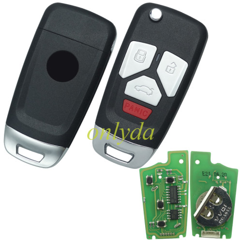 For Audi Style（4-button-with panic）XKAU02EN