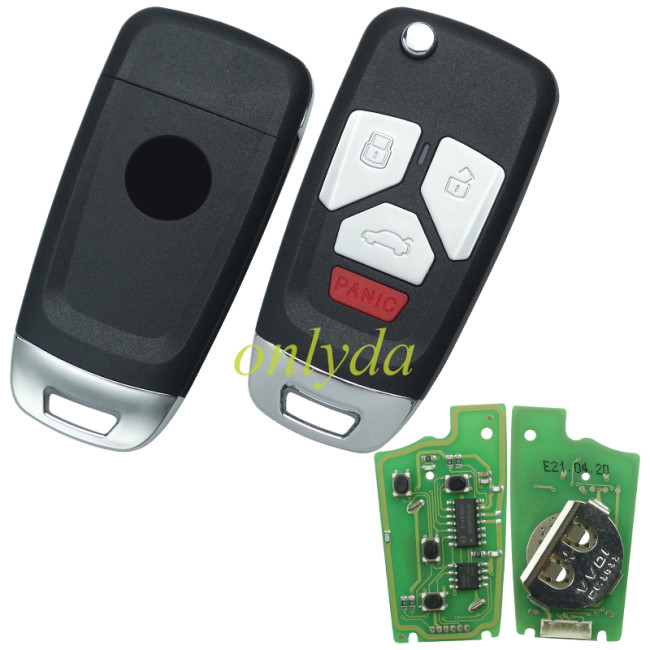 For Audi Style（4-button-with panic）XKAU02EN