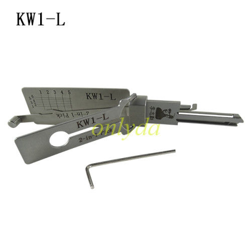 KW1-L lishi 2 in 1 decode and lockpick for KwiKset Kawasaki  Motorcycle key