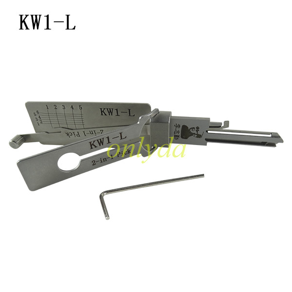 KW1-L lishi 2 in 1 decode and lockpick for KwiKset Kawasaki  Motorcycle key