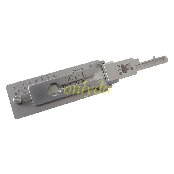 SC1-L lishi 2 in 1 decode and lockpick for Schlage Residential Lock