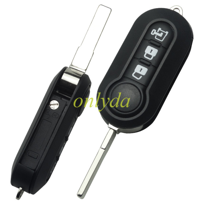 For FIAT  500L 2012-2016  3 button ask PCF7946A HITAG2 46CHIP  FCC ID : RX2TRF198   with 433mhz with SIP22 blade