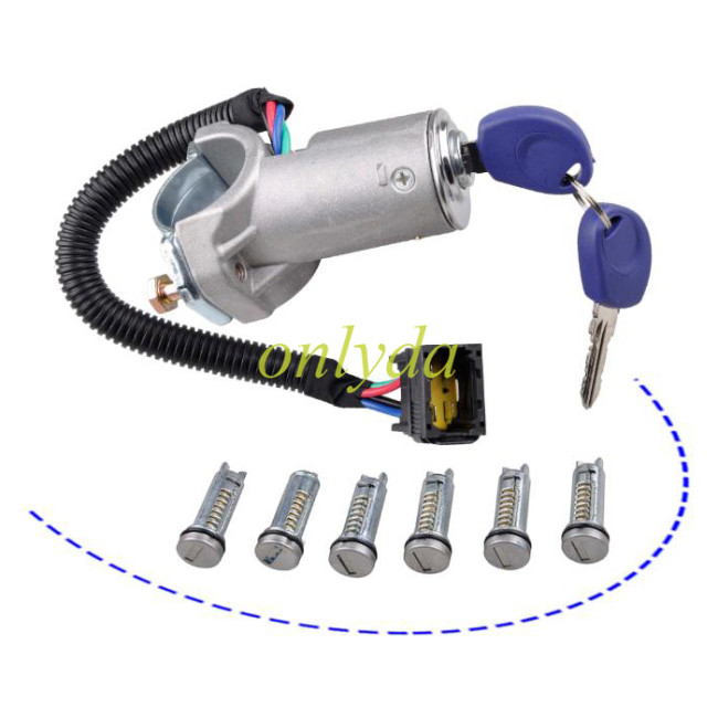 Ignition Barrel Key Switch Door Lock For Iveco Daily MK4 2006-2012