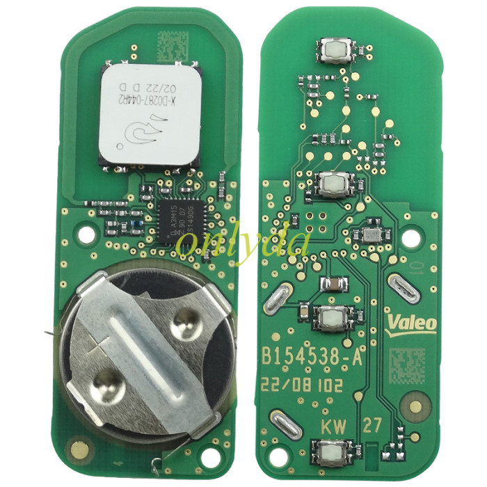 2022 for geely Azkarra remote with transponder 4A, 7938X, 433.38MHZ