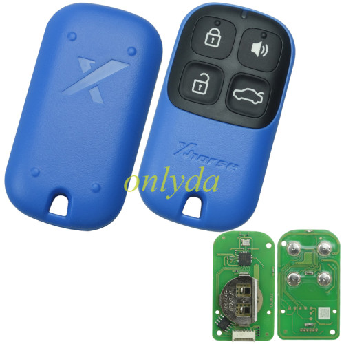 For Xhorse XKXH01EN Universal Remote Key 4 Buttons  VVD2/VVDI Key Tool English Version