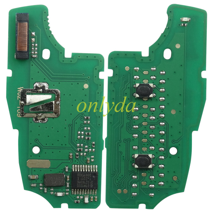aftermarket   Nissan 2 button  remote key  with PCF7961M 4A chip with  434mhz, FSK