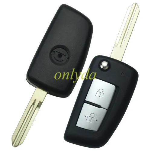 aftermarket   Nissan 2 button  remote key  with PCF7961M 4A chip with  434mhz, FSK