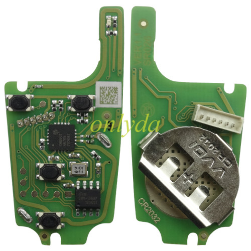 For XHORSE VVDI  GM FLIP KEY TYPE UNIVERSAL REMOTE KEY 4 BUTTONS –  XKBU01EN