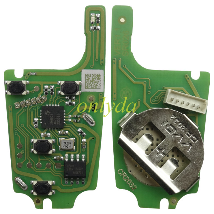 For XHORSE VVDI  GM FLIP KEY TYPE UNIVERSAL REMOTE KEY 4 BUTTONS –  XKBU01EN