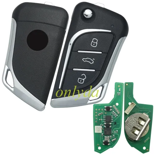 For XHORSE UNIVERSAL LEXUS STYLE FLIP Wired Remote XKLKS0EN  VVDI Key Tool VVDI2