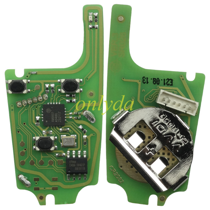 For XHORSE VVDI English Version 3 Buttons  XKBU03EN  Buick Style Wire Universal Remote Key   VVDI Key Tool VVDI2
