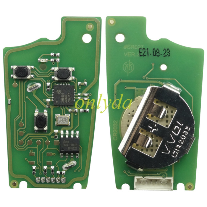 For XHORSE VVDI  Audi Style Universal Flip Remote Key With 3 Button XKAU01EN