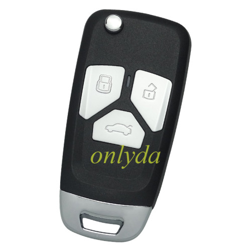 For XHORSE VVDI  Audi Style Universal Flip Remote Key With 3 Button XKAU01EN