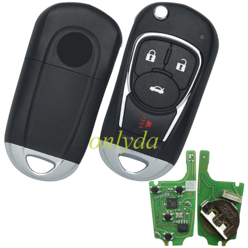 For XHORSE VVDI English Version 3+1 Buttons  XKBU02EN  Buick Style Wire Universal Remote Key   VVDI Key Tool VVDI2