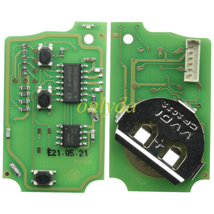 XKHO02EN Xhorse VVDi Universal Wired Remote Key 2 + 1 Buttons