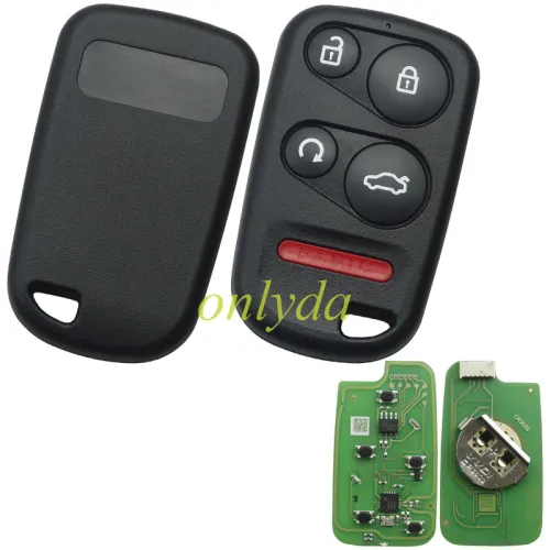 Xhorse XKHO23EN 2ndGeneration Wire Remote Key Honda Separate 4 buttons with Remote Start and Trunk Button