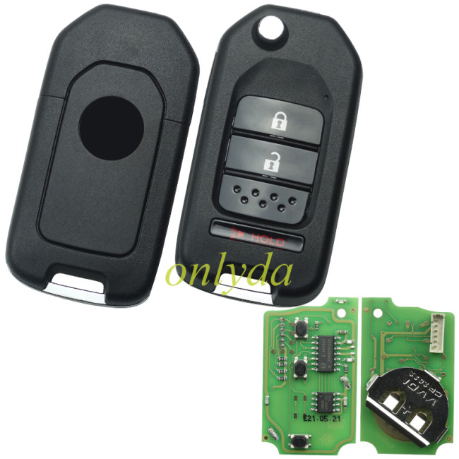 XKHO02EN Xhorse VVDi Universal Wired Remote Key 2 + 1 Buttons