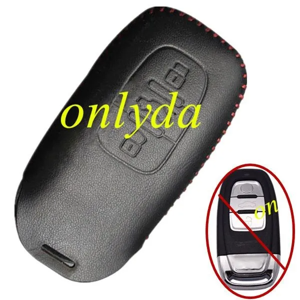 For Audi 3 button key leather case used  A1 A3 A4 A5 A4L A5 A6L  Q3 Q5 Q7 A8 A8L RS5