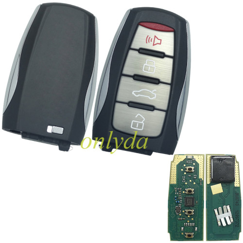 Original  Proximity Smart Key  Greatwall 3+1 button 434mhz AES 4A chip  3608700XSW04A used for greatwall haval   Jolion, DARGO Big Dog, H6 2021  ASK