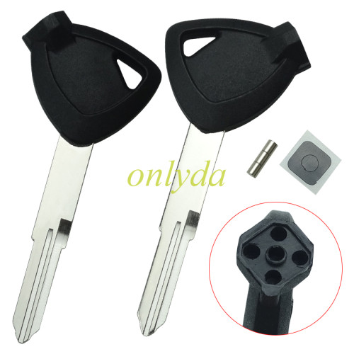 For Suzuki haojue motorcycle bike key blank with left blade