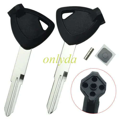 For Suzuki haojue motorcycle bike key blank with left blade
