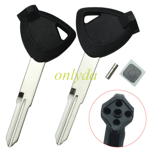 For Suzuki haojue motorcycle bike key blank with right blade