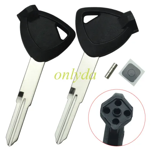 For Suzuki haojue motorcycle bike key blank with right blade