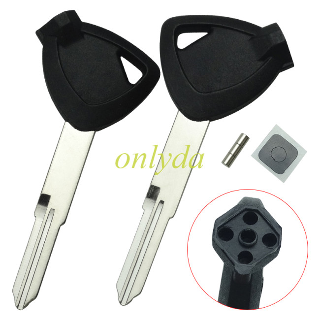 For Suzuki haojue motorcycle bike key blank with right blade