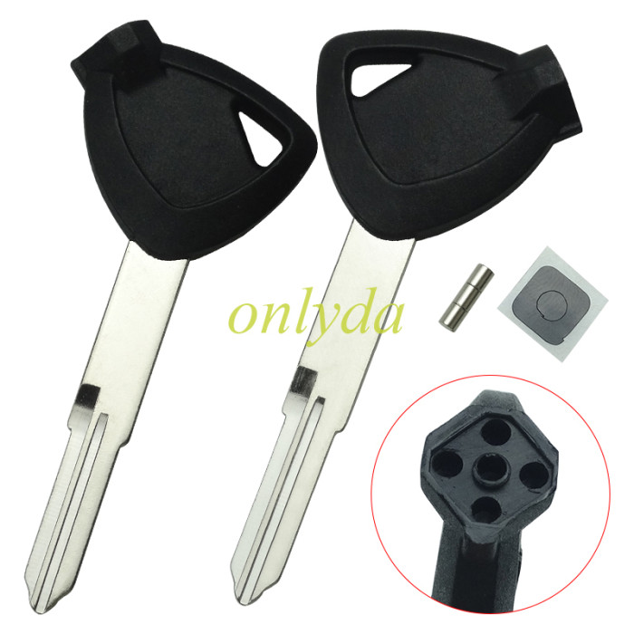 For Suzuki haojue motorcycle bike key blank with right blade