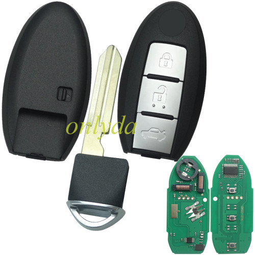 For Nissan 3B remote 434mhz chip: smart46-PCF7952 Continental:S180144018 CMIIT ID:2011D2917