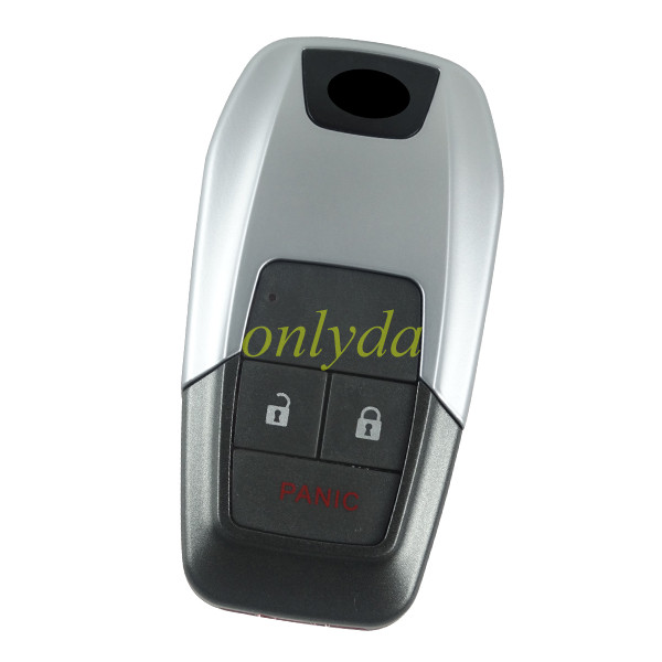 For Toyota modified remote key blank（please choose the color of back cover）