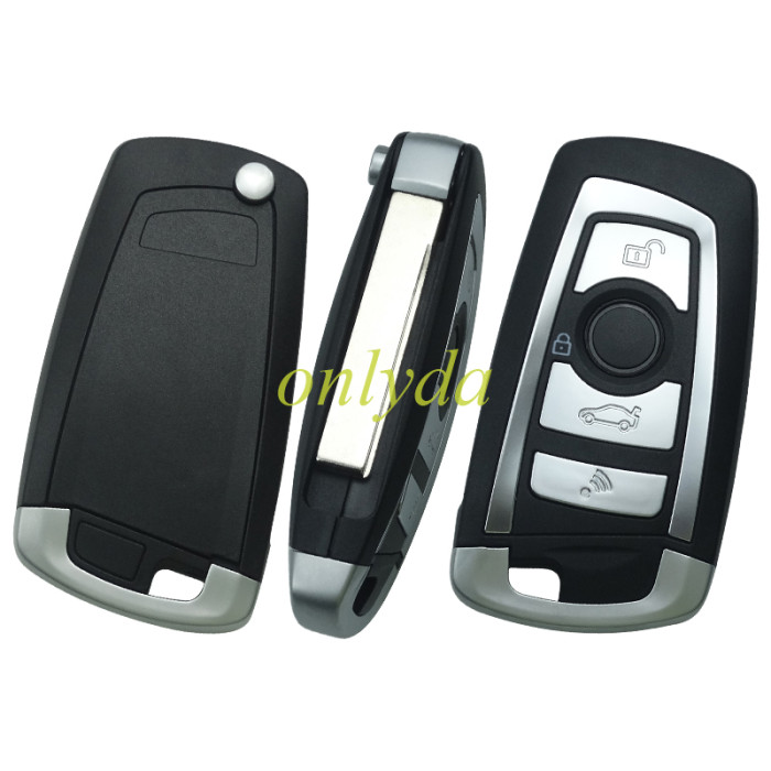 Upgrade for BMW EWS Systerm 3 button flip remote key 1999-2006 with 315/433 MHZ with aftermarket 7935AA chip
