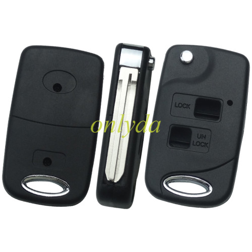 Modified folding  remote key blank(Toyota style )TOY43-SH2