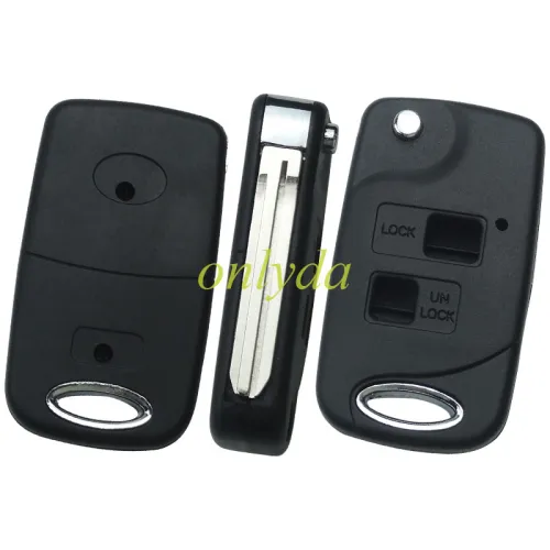 Modified folding  remote key blank(Toyota style )TOY43-SH2
