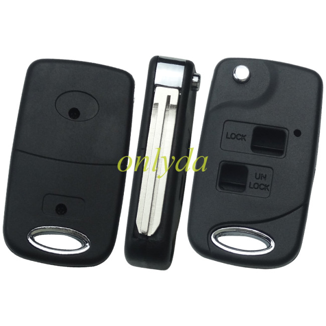 Modified folding  remote key blank(Toyota style )TOY43-SH2