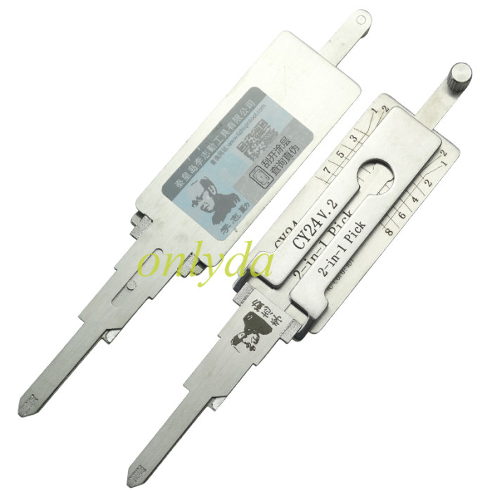 Chrysler-CY24 2 In 1  lock pick and decoder used for Chrysler Dodge jeep