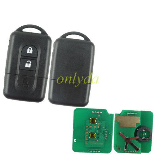 For Nissan keyless smart 2 button remote key 433MHZ with 4D60 chip