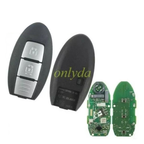 original Nissan 2 button remote key with 315mhz (HITAG AES)4A chip no blade S180144600 315MHZ