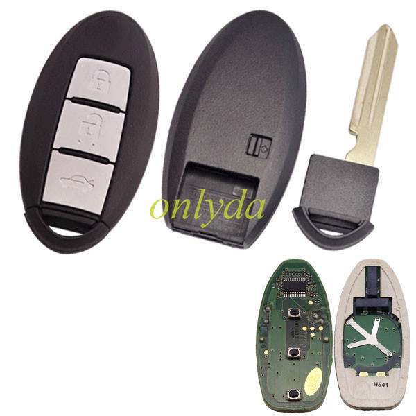 For  Nissan 3B remote 433mhz PCF7953（HITAG3) chip FCCID:CWTWBU735