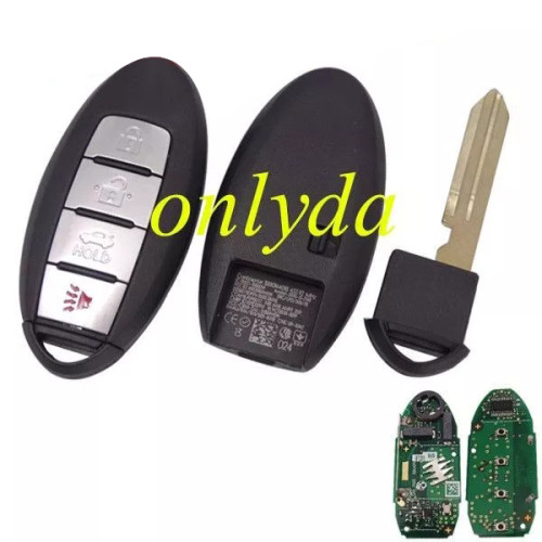 For Nissan 3+1 button remote key for Nissan Teana 13-15 NISSAN  ALTIMA MAXIMA 2015-2016 Murano   433.92mhz  chip:PCF7953X /PCF 7952X/ HITAG3 47CHIP   Continental: S180144018 IC:7812D-S180014 ANATEL-2845-11-2149 FCCID:KR5S180144014  CMIIT ID:2011D)2917 RLVCOSM-0819
