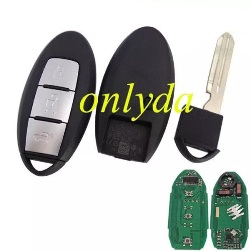 For Nissan 2 button remote key with 433.92mhz
