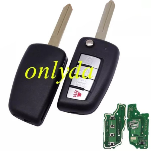 For Nissan 4B  remote key with 315mhz/433mhz electronic wave modle