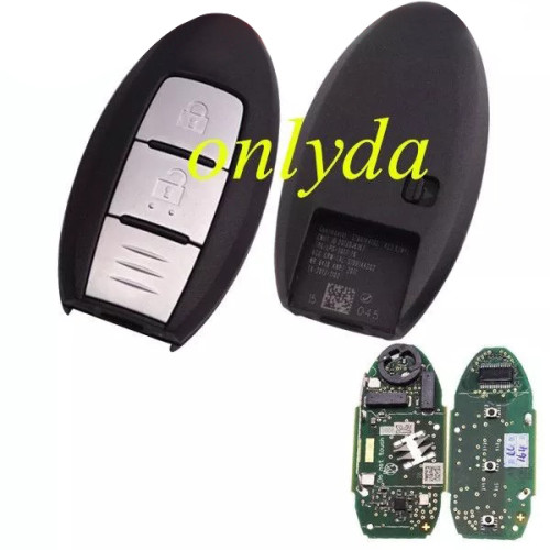 For  Nissan keyless 2 button remote key with 315mhz  Chip  is PCF7953, &7938&4A  pcb number is A2c32301600 continental:S180144102 CMIIT ID:2012DJ6167