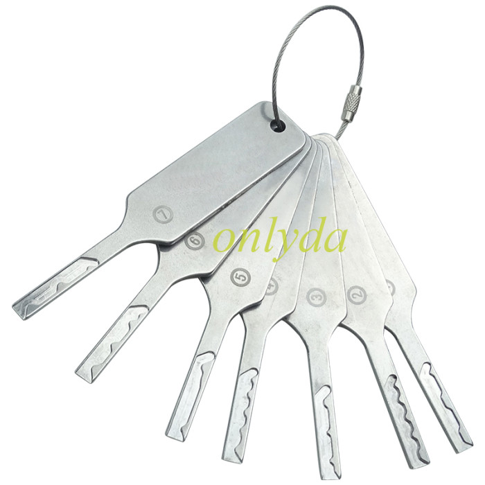 Quick opening tool HU66 for lock picking tools