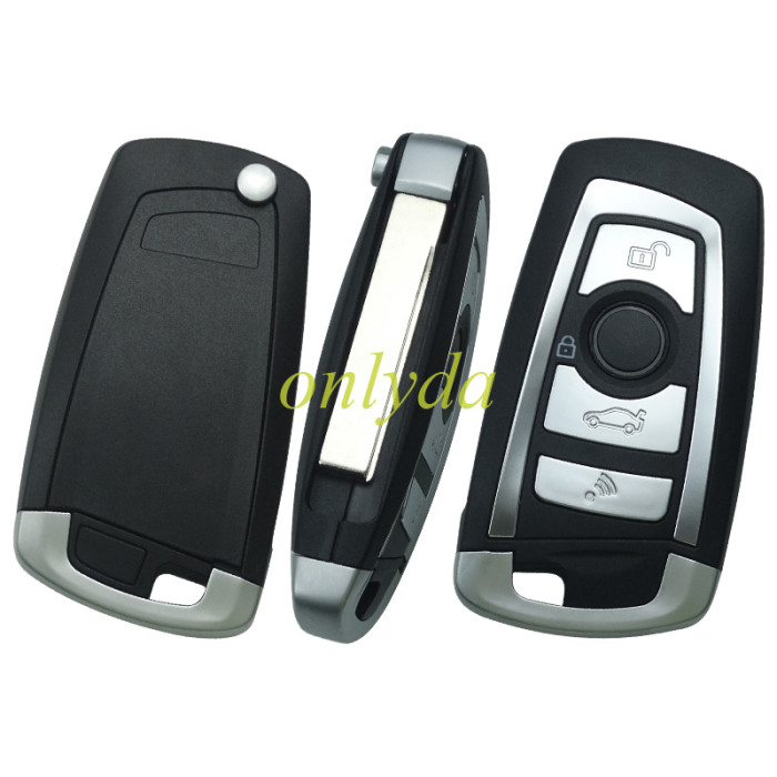 Upgrade for BMW CAS2 systerm remote flip key 3 button with 315mhz/433mhz/868mhz with electric 46 chip
