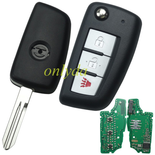 For Nissan 2+1button  remote key with 434mhz 7961M chip FCCID:CWTWB1G767 Model:TWB1G767 IC:1788D-FWB1G767
