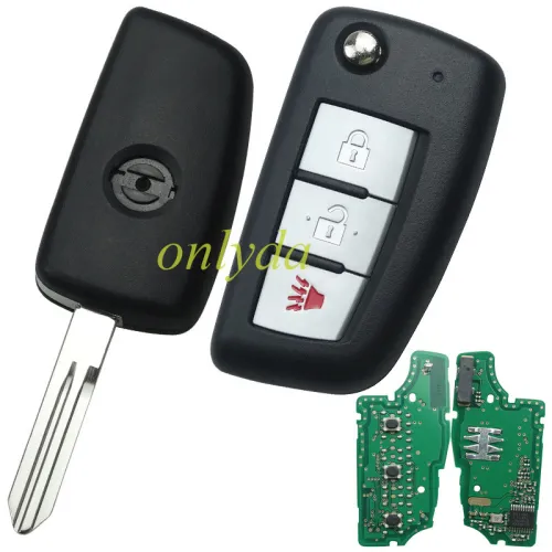 For Nissan 2+1button  remote key with 434mhz 7961M chip FCCID:CWTWB1G767 Model:TWB1G767 IC:1788D-FWB1G767
