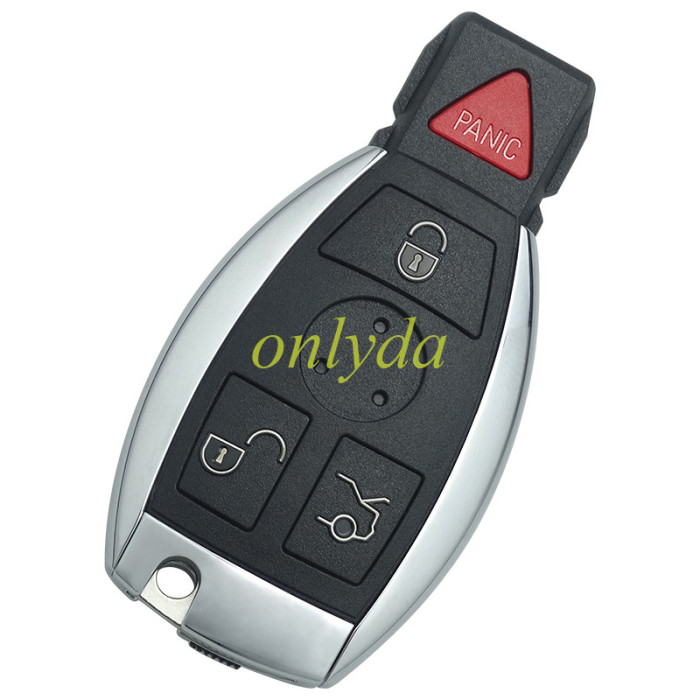 For Benz NEC Before 2013 3 / 3+1button remote key with 315mhz /433 MHZ Keyless go  changeable frequency by button press  The key is only work with the devices that support original Benz key. Such as VVDl, AP. MBTOOL etc